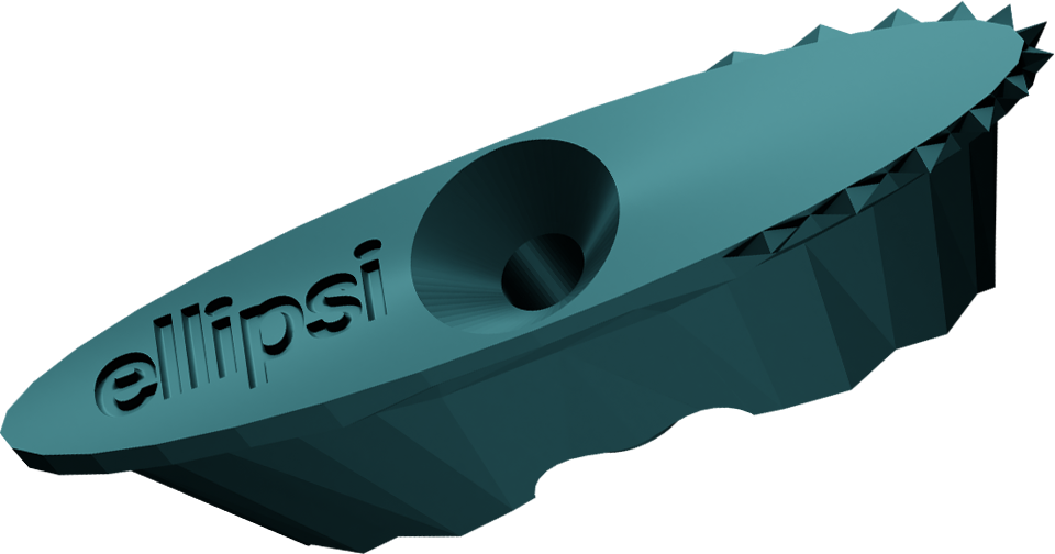 Rendering der Ellipsi, der Vorrichtung um Bilder gerade aufzuhängen