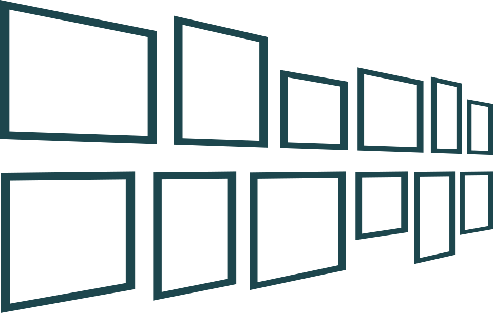 Bilder bei aufwendigen Hängungen gerade aufhängen