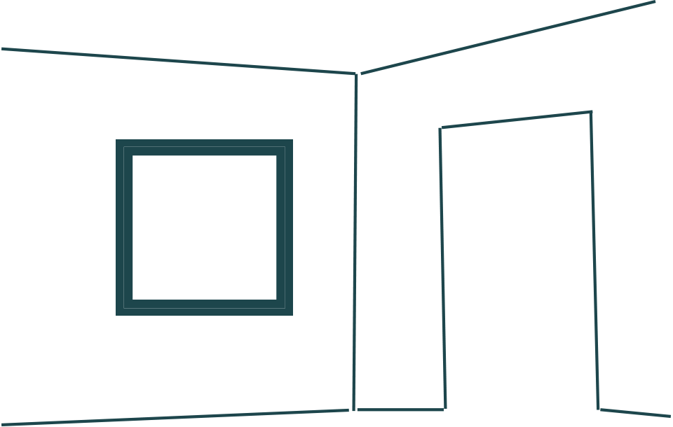 Bei schiefen räumen Bilder gerade hängen